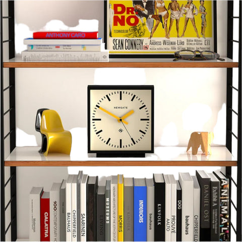 AMP KAMINUHR SCHWARZ/GELB MAN/AMP390KCY NEWGATE UHR