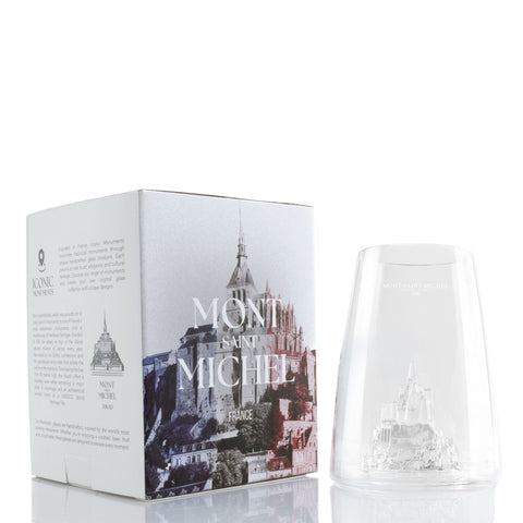 IKONISCHE DENKMÄLER MONT-SAINT-MICHEL ALASKAN MAKER GLASS