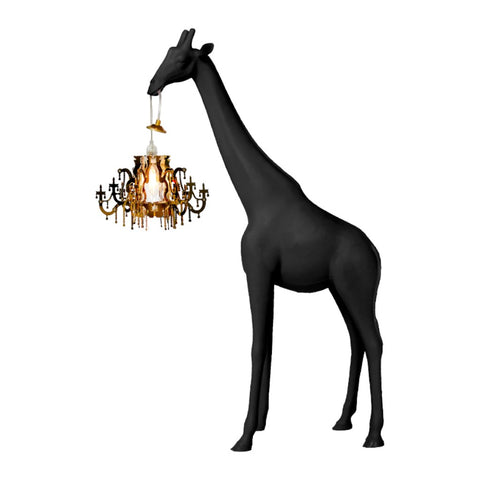 QEEBOO GIRAFFE IN LOVE XS SCHWARZE LAMPE