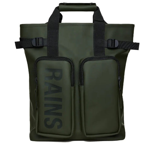 ZAINO TEXEL TOTE BACKPACK W3 14240 RAINS GREEN