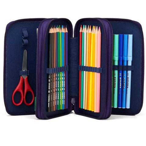 3-ZIP FIRE MAXI STARGAZBEAR ERGOBAG BLAUES FEDERMÄPPCHEN 
