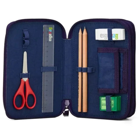3-ZIP FIRE MAXI STARGAZBEAR ERGOBAG BLAUES FEDERMÄPPCHEN 