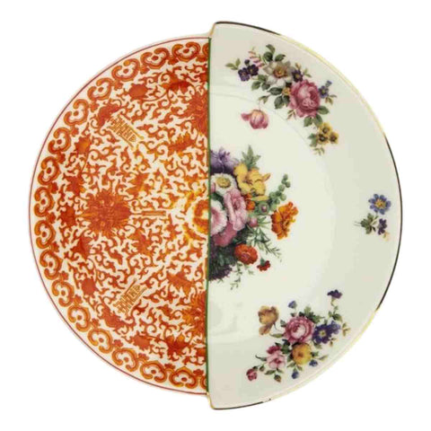 HYBRID-PORZELLAN-UNTERTASSE CM 15 OLIVIA 09707 SELETTI WEISS