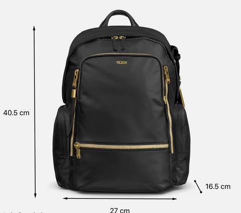 TUMI CELINA VOYAGER RUCKSACK SCHWARZ-GOLD 146566-2693