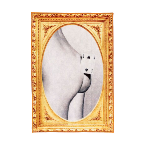 SELETTI TOILETTENPAPIER HOME TEPPICH 60X90 CM PIK ZWEI