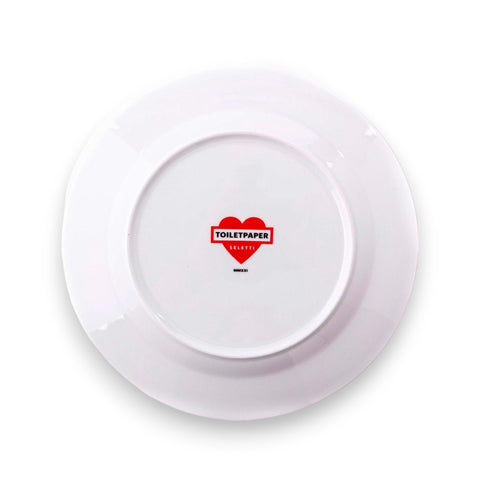 SELETTI GLOBE 16916 TOILETTENPAPIER-PORZELLANTELLER