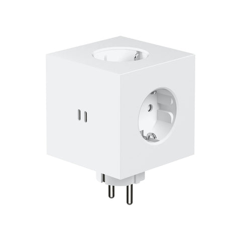 SQUARE 2 USB C-BUCHSE OPAL WEISS BUCHSE F VOLT
