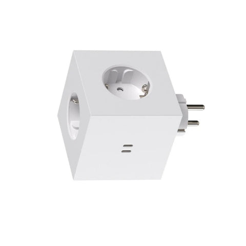 SQUARE 2 USB C-BUCHSE OPAL WEISS BUCHSE F VOLT