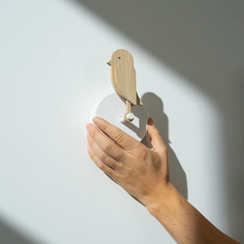 BIRDIE BI-MB-1 Frischluftmonitor Holz Edition Multicolor