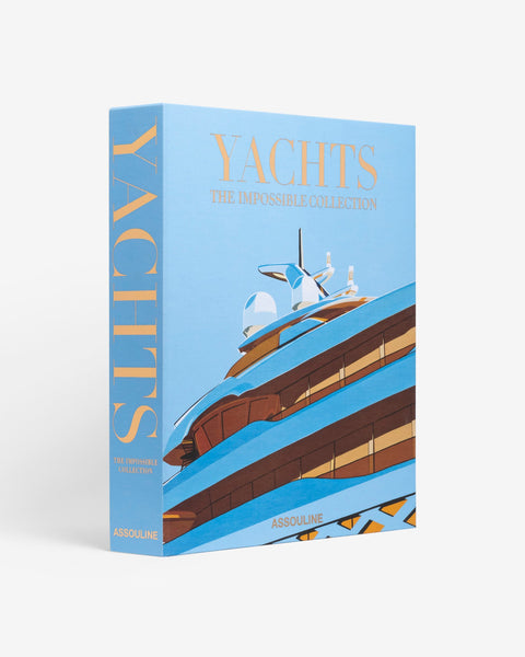 LIBRO YACHTS THE IMPOSSIBLE COLLECTION ASSOULINE BLUE