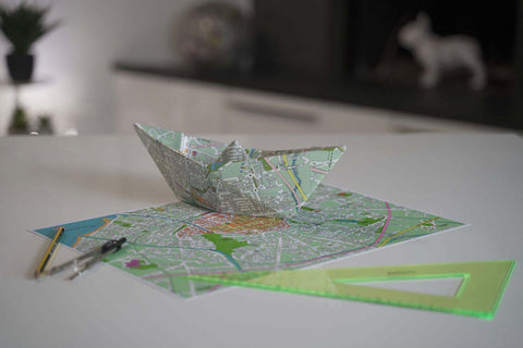 ORIGAMI-BOOT MEDIENKARTEN CERAMICHE CRESCENTINI KUNST. 2514