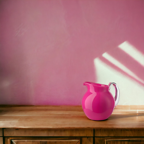 MARIOLUCA GIUSTI FLUORESZIERENDER FUCHSIA-KUGELKRUG