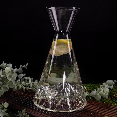 TOPOGRAPHIC CARAFE MONTE BIANCO ALAKAN MAKER TRANSPARENT
