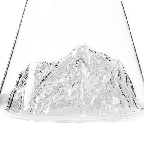 TOPOGRAPHIC CARAFE MONTE BIANCO ALAKAN MAKER TRANSPARENT