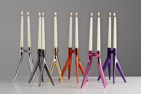 ABBRACCIAO FUME' CANDELABRA 1955/CF KARTELL GRAU