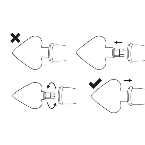 SELETTI CUPIDO ERSATZLAMPE WEISS 14841LW