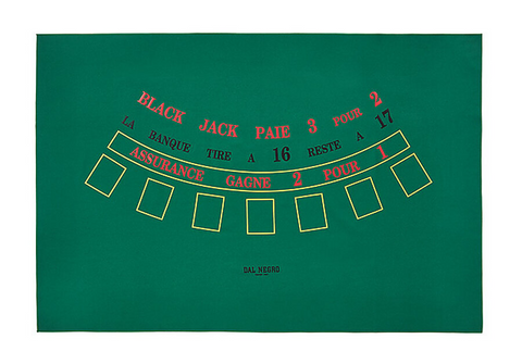 TAPPETO BLACK JACK 90X130 CM 810041 DAL NEGRO GREEN