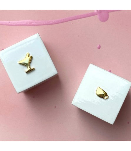 LULU COPENHAGEN VERGOLDETER 925 OHRRING LULU1055 DATUM GOLD GLÄNZEND