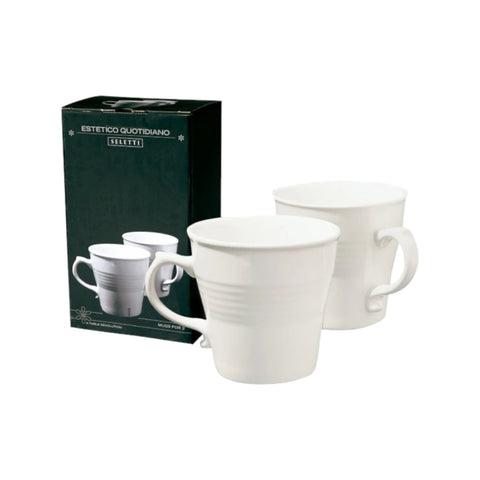 SET MIT 2 SELETTI PORZELLANBECHERN 10,2 CM H 10 CM 10104