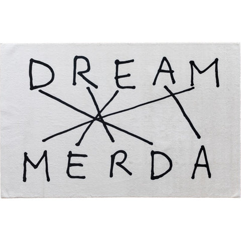 DREAM MERDA TEPPICH 200X280 CM 18281 SELETTI WEISS