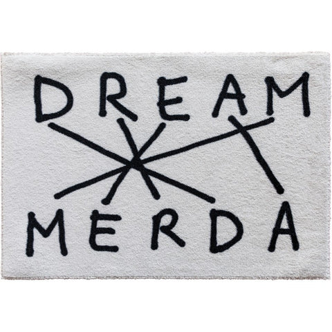 DREAM MERDA TEPPICH 70X100 CM SELETTI 18251 WEISS 