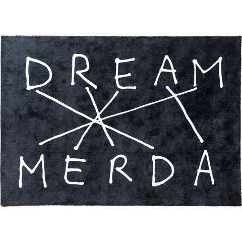 DREAM MERDA TEPPICH 200X280 CM 18280 SELETTI SCHWARZ 