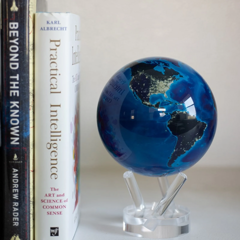 MAPPAMONDO 6 EARTH AT NIGHT ART MG-6-EAN MOVA BLUE