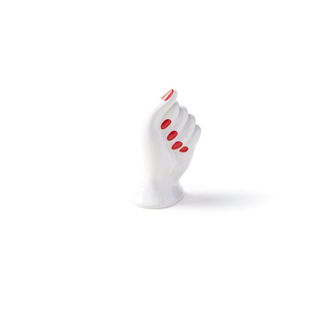 ROTE EMAILLE-HANDVASE H.14,5 CM. ARTIKEL FTB00451 8031638039454