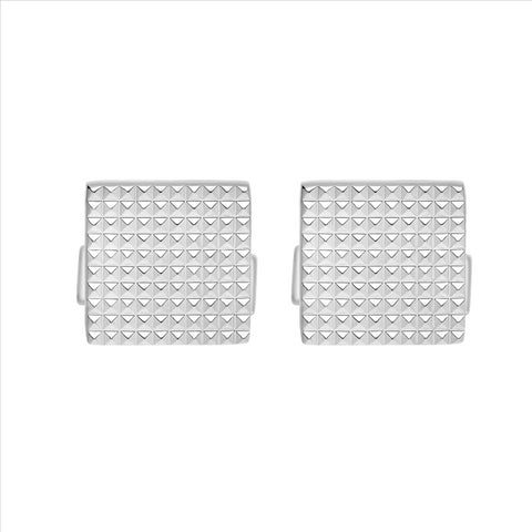 GEMELLI SQUARE DIAMOND HEAD 05568  S.T. DUPONT SILVER
