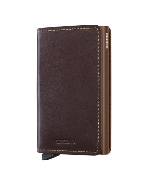 PORTAFOGLIO SLIMWALLET ORIGINAL CHOCOLATE SECRID BROWN