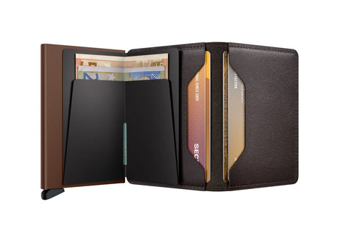 PORTAFOGLIO SLIMWALLET ORIGINAL CHOCOLATE SECRID BROWN