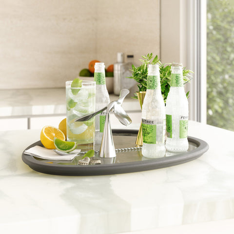 CAVATAPPI TIPSY BOTTLE OPENER CHROME 1013387-158 UMBRA SILVER