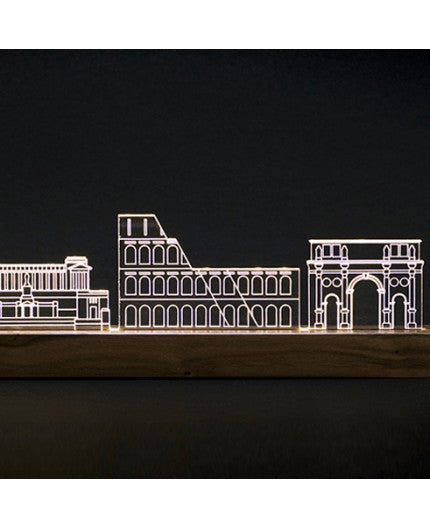 SKYLIGHT LED 43X16X3 ROMA TRANSPARENT SBAM