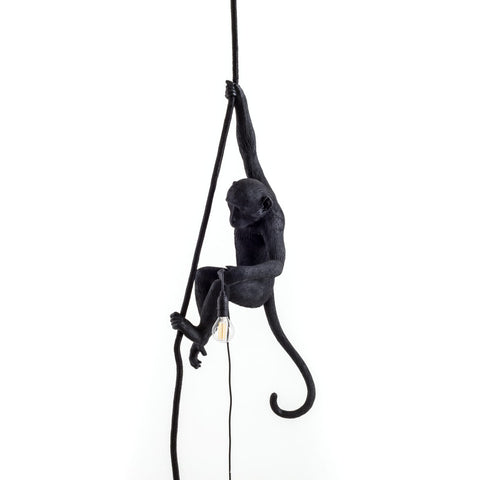 AFFE AUSSENLEUCHTE MIT SEIL 14923 SELETTI SCHWARZ
