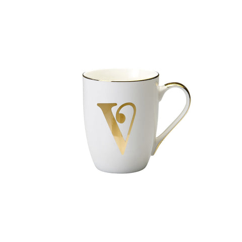 BITOSSI HOME TASSE MIT BUCHSTABE V (ARTIKEL LET01022)
