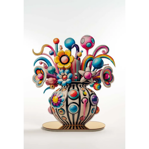 LOLLYPOP TRE BLUMENVASE AR. 130284063 RECANATI LINES
