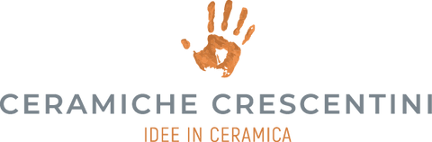 GROSSES ORIGAMI-KINTSUGI-BOOT KUNST. 2567 CERAMICHE CRESCENTINI WEISS