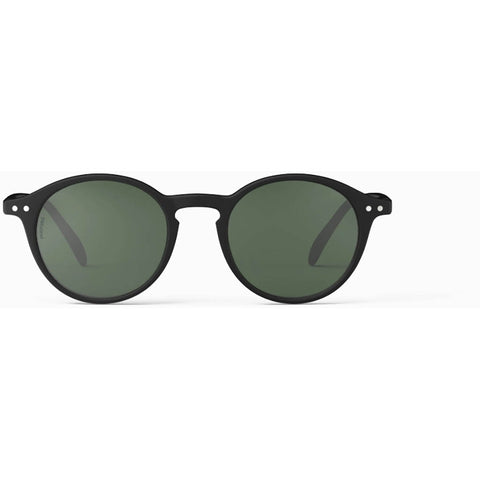 IZIPIZI SUN POLARISIERTE BRILLE MOD. D SCHWARZ-GRÜNE GLÄSER