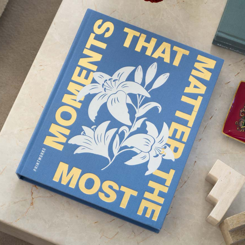 ALBUM-FOTODRUCKARBEITEN XL MOMENTE, DIE AM WICHTIGSTEN SIND