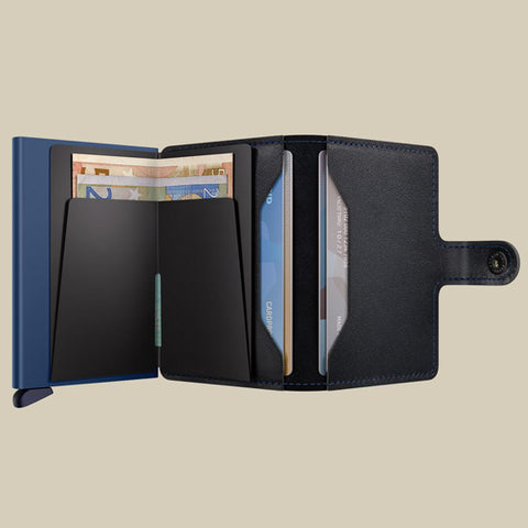 MINIWALLET ORIGINAL SCHWARZ-MARINEBLAU SECRID SCHWARZE GELDBÖRSE