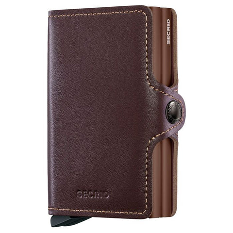 PORTAFOGLIO TWINWALLET ORIGINAL CHOCOLATE SECRID BROWN