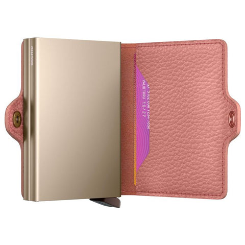 TWINWALLET GELDBÖRSE PEBBLE ROSE SECRID PINK