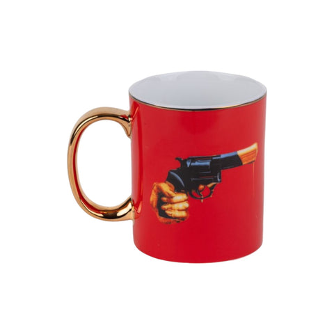 SELETTI TOILETTENPAPIER HOME REVOLVER 17219 PORZELLANBECHER