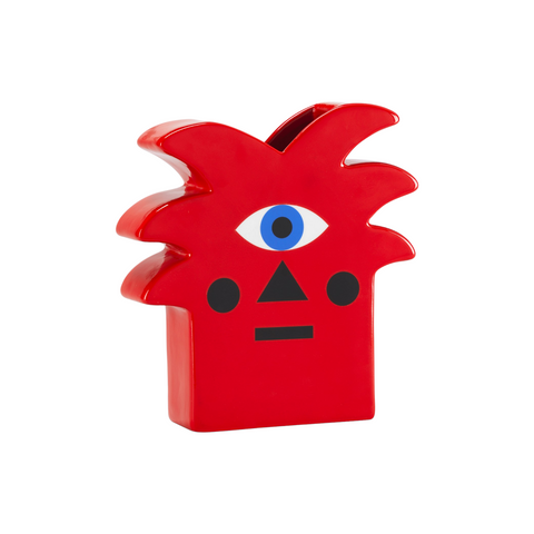 QEEBOO OGGIAN ROTE PALMENVASE 