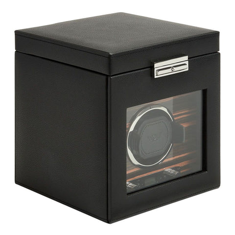 ROADSTER SINGLE WATCH UHRENBOX MIT AUFBEWAHRUNG 457156 WOLF BLACK
