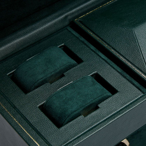 BRITISH RACING TRIPLE WATCH WINDER UHRENBOX 792341 WOLF 1834 GRÜN
