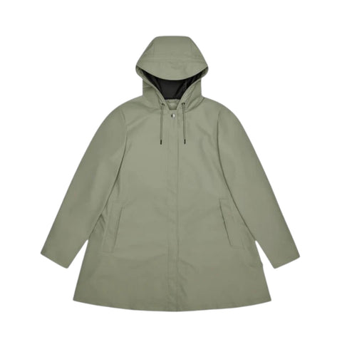 REGENMANTEL A-LINIE W JACKE L W3 18050 RAINS DRIFT GREEN