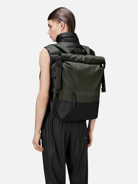TRAIL ROLLTOP W3 RUCKSACK 14320 GRÜN RAINS