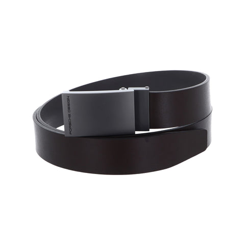 CINTURA PORSCHE DESIGN  BUSINESS PLATE BUCKLE BROWN ART. 5028