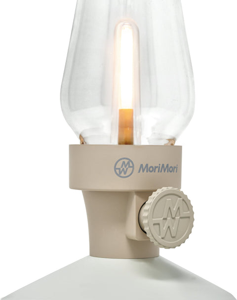 LED-Laternen-Lautsprecher mit Bluetooth, Perlweiß, MORI MORI